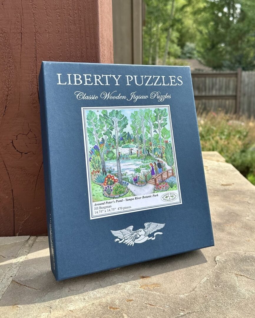 Liberty Puzzle depicting Around Peter's Pond by Jill Bergman