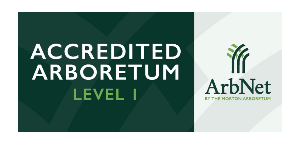 Accredited Arboretum Level 1 ArbNet badge