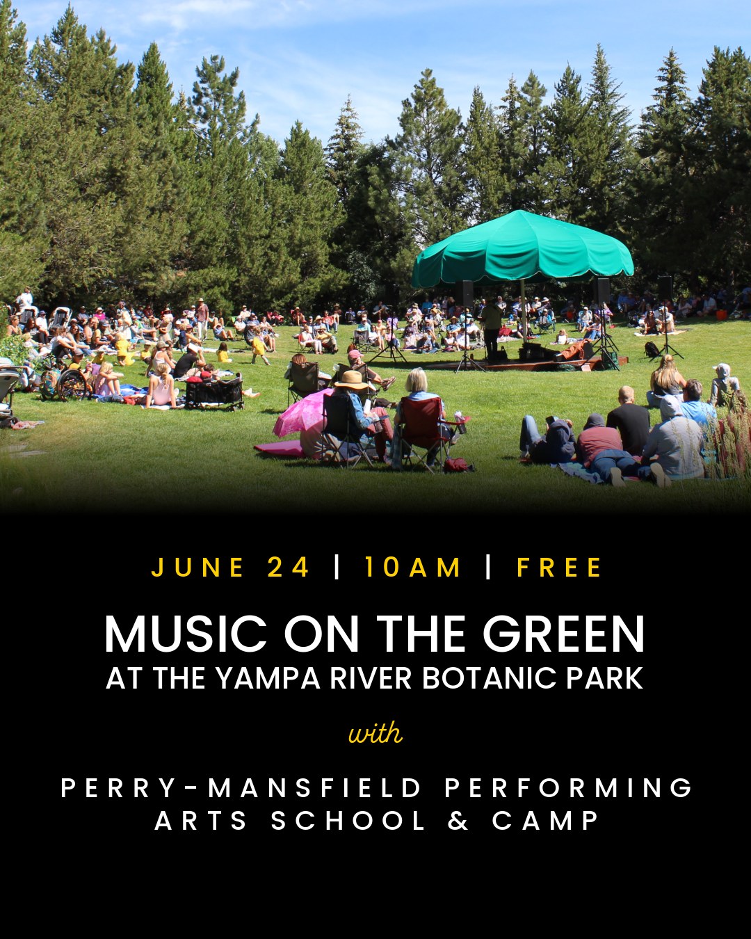 Music on The Green June 24 flyer